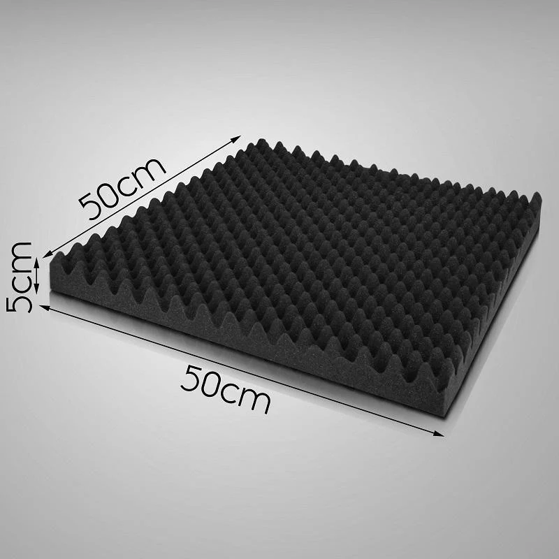 Eggshell Acoustic Foam Panels 50 × 50cm – 6 Pack - Image 5