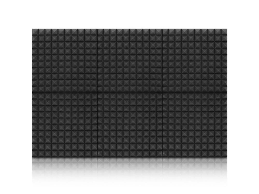 Pyramid Acoustic Foam Panels 50 × 50cm – 6 Pack - Image 3