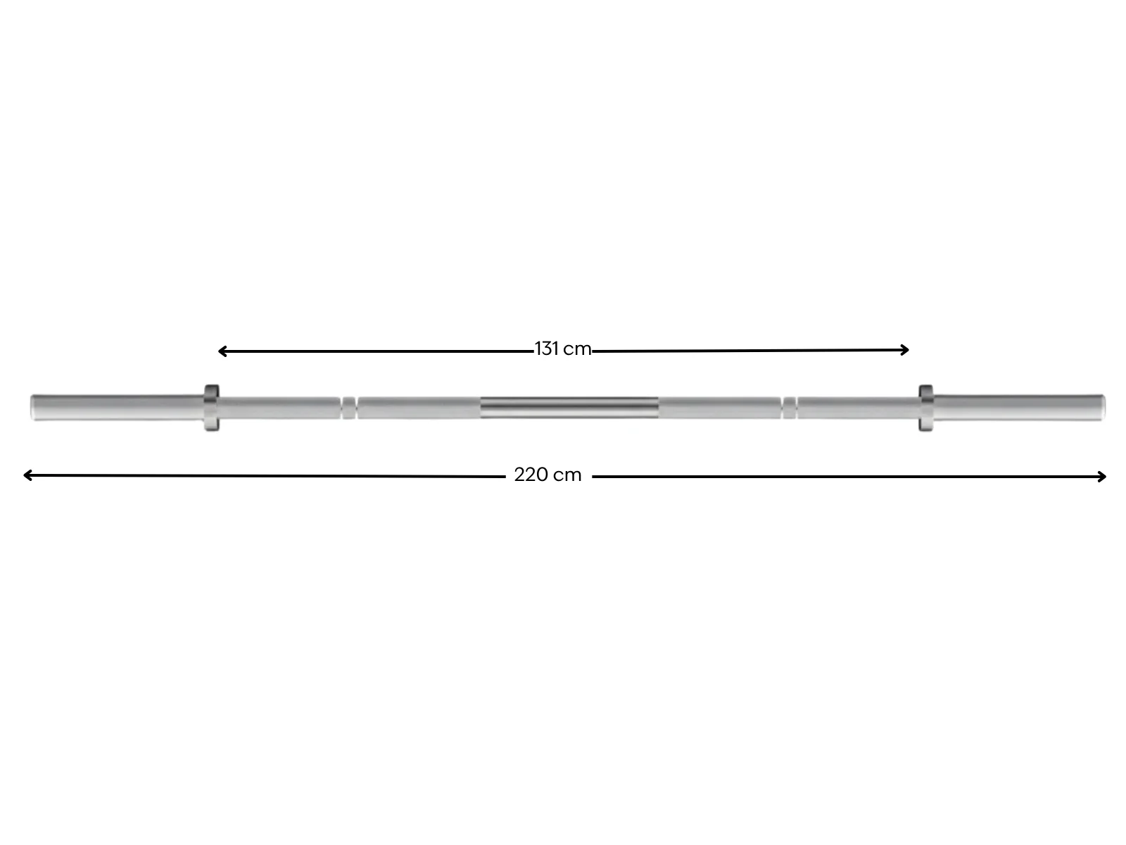 2.2m Olympic Bar x1 With Bearings - Image 8