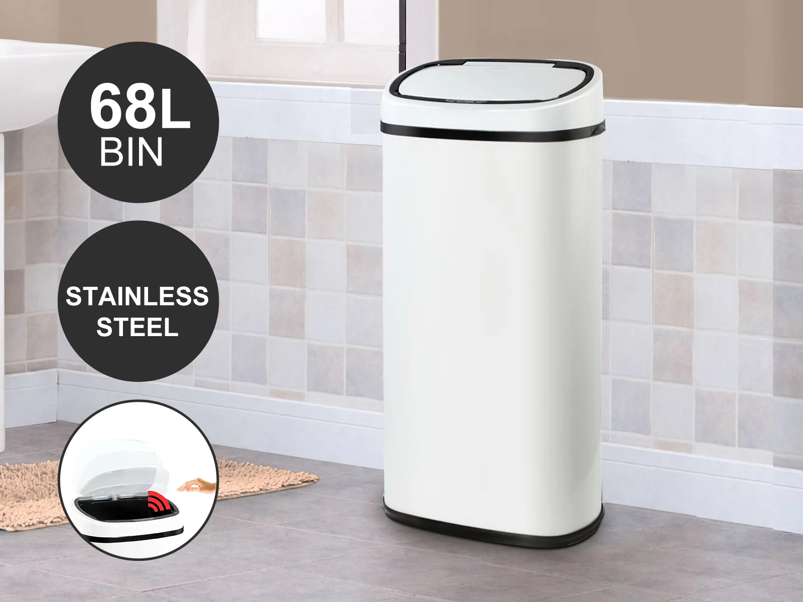 68L Square Sensor Bin - Image 3