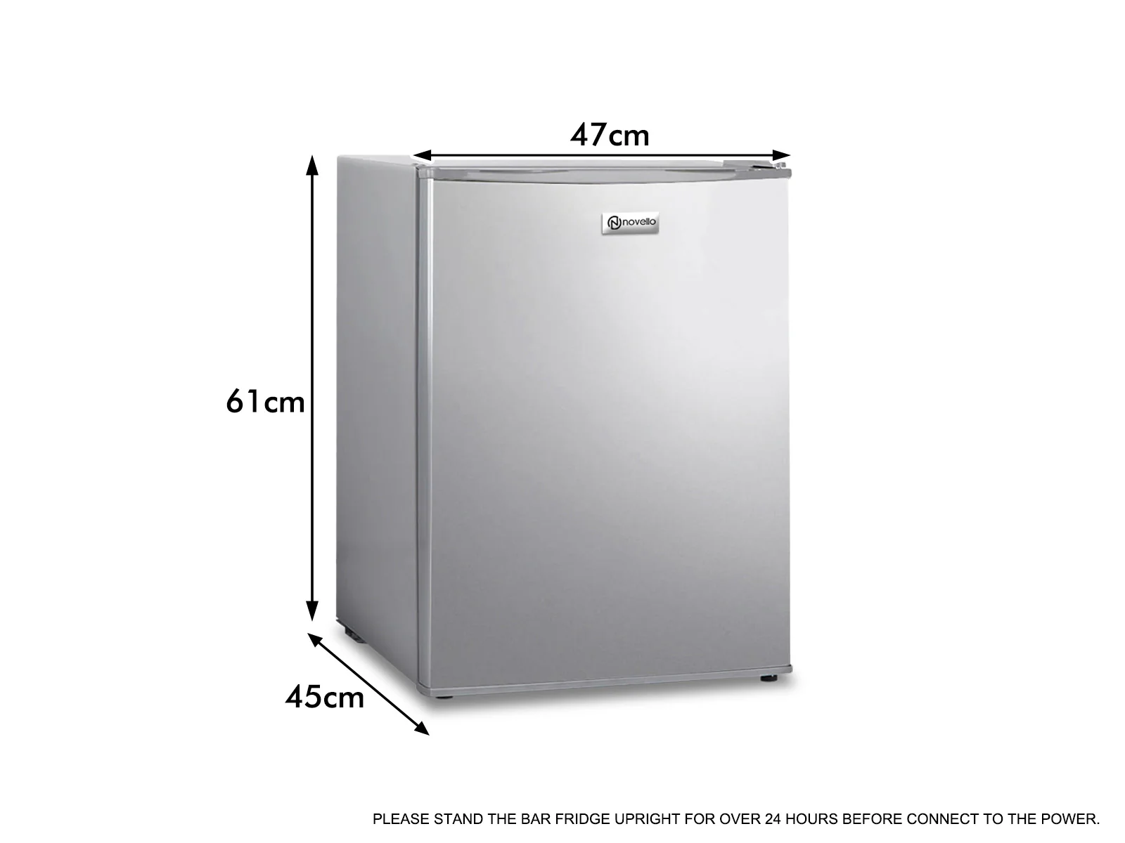 Novello Bar Fridge Grey - L - Image 5