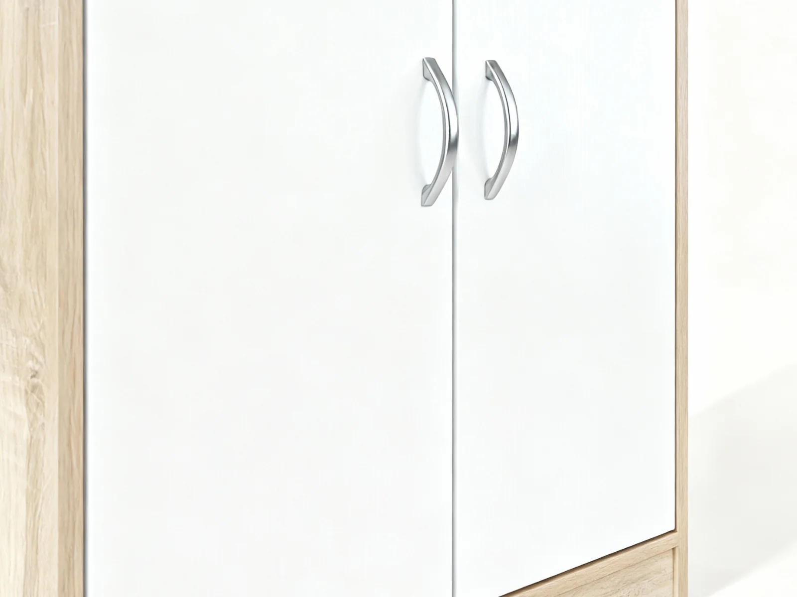 Bardalona 2-Door Wardrobe - Gloss White - Image 10