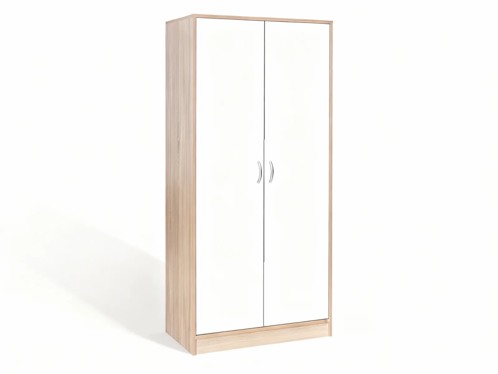 Bardalona 2-Door Wardrobe - Gloss White - Image 5