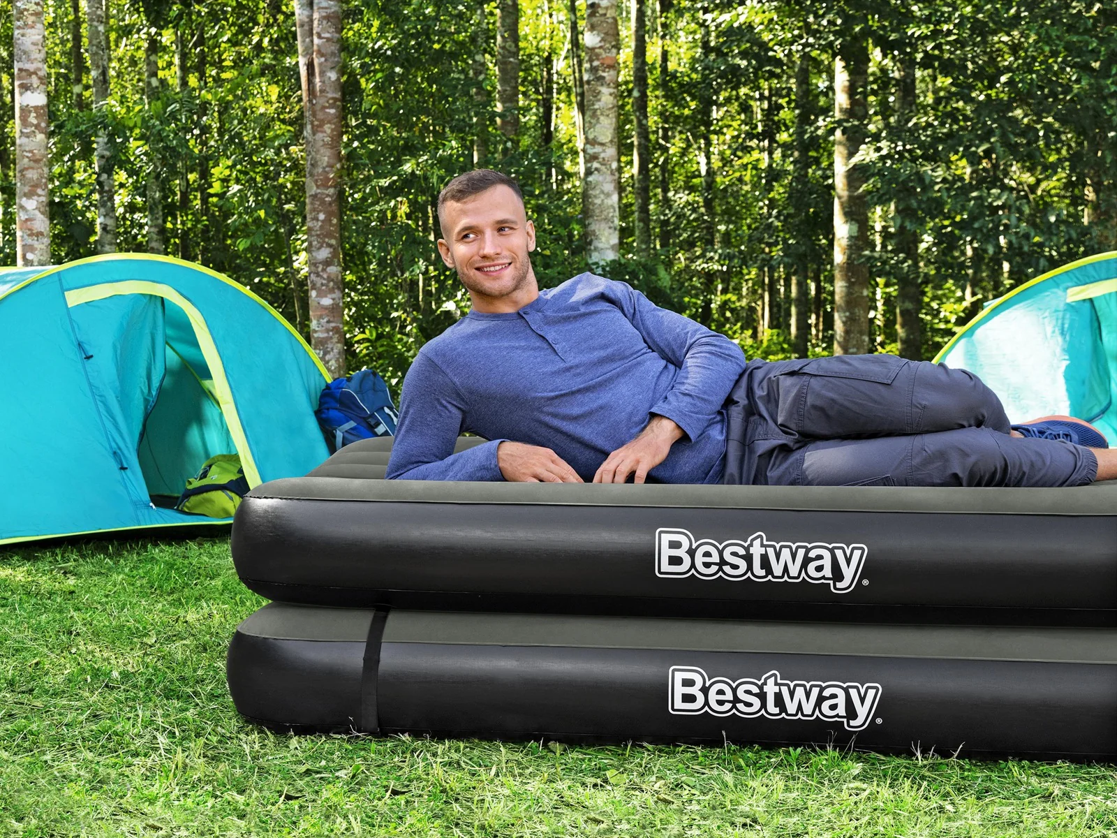 Bestway Tritech Connect and Rest 3-in-1 Air Mattress Single 67922 - Image 5