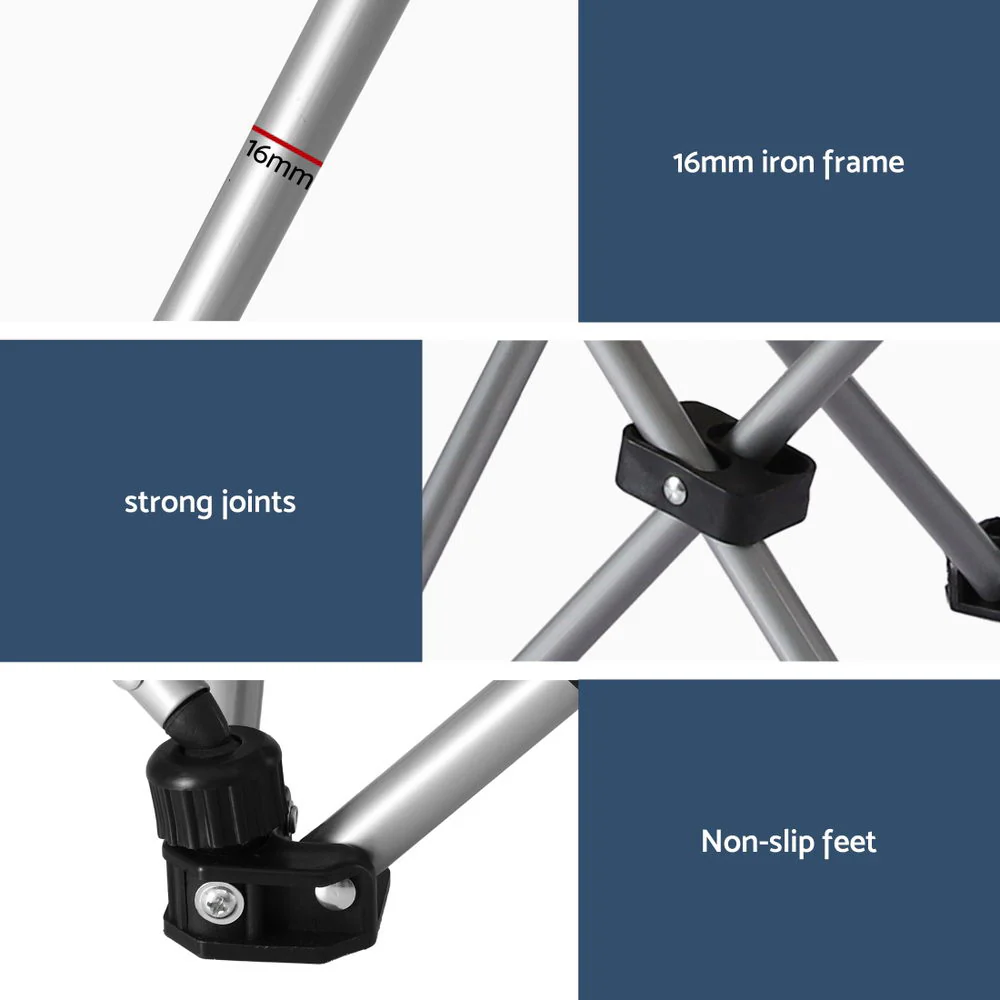 Camping Chair Reclining Adjustable Portable Outdoor Folding Lightweigh - Image 6
