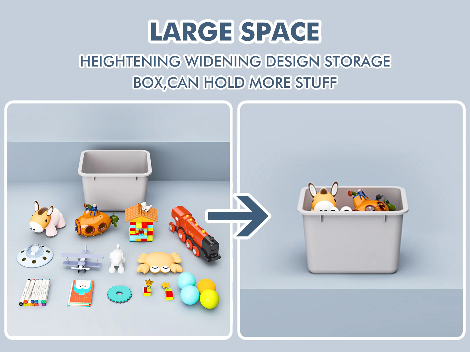 Car Shape Kids Toy Storage Shelf Set 2x2 White - Image 6