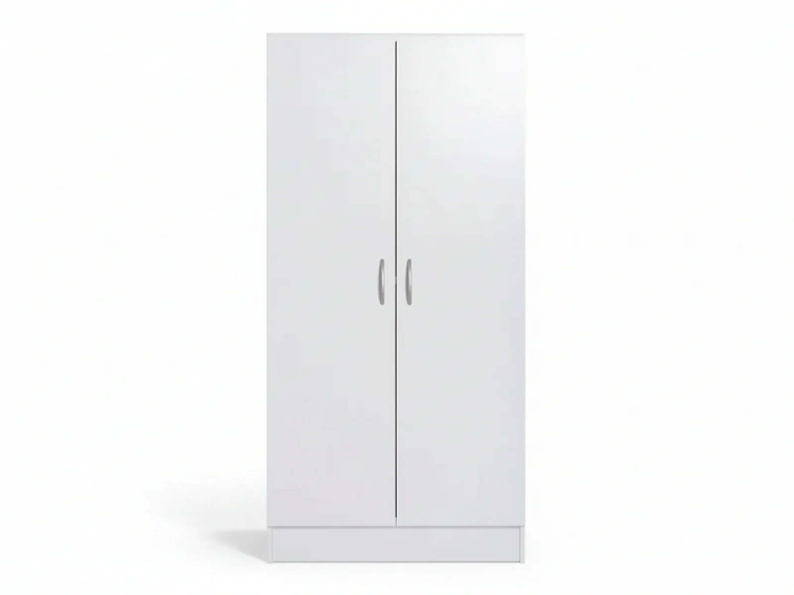DS Clevedon 2-Door Shoe Storage Cabinet - White