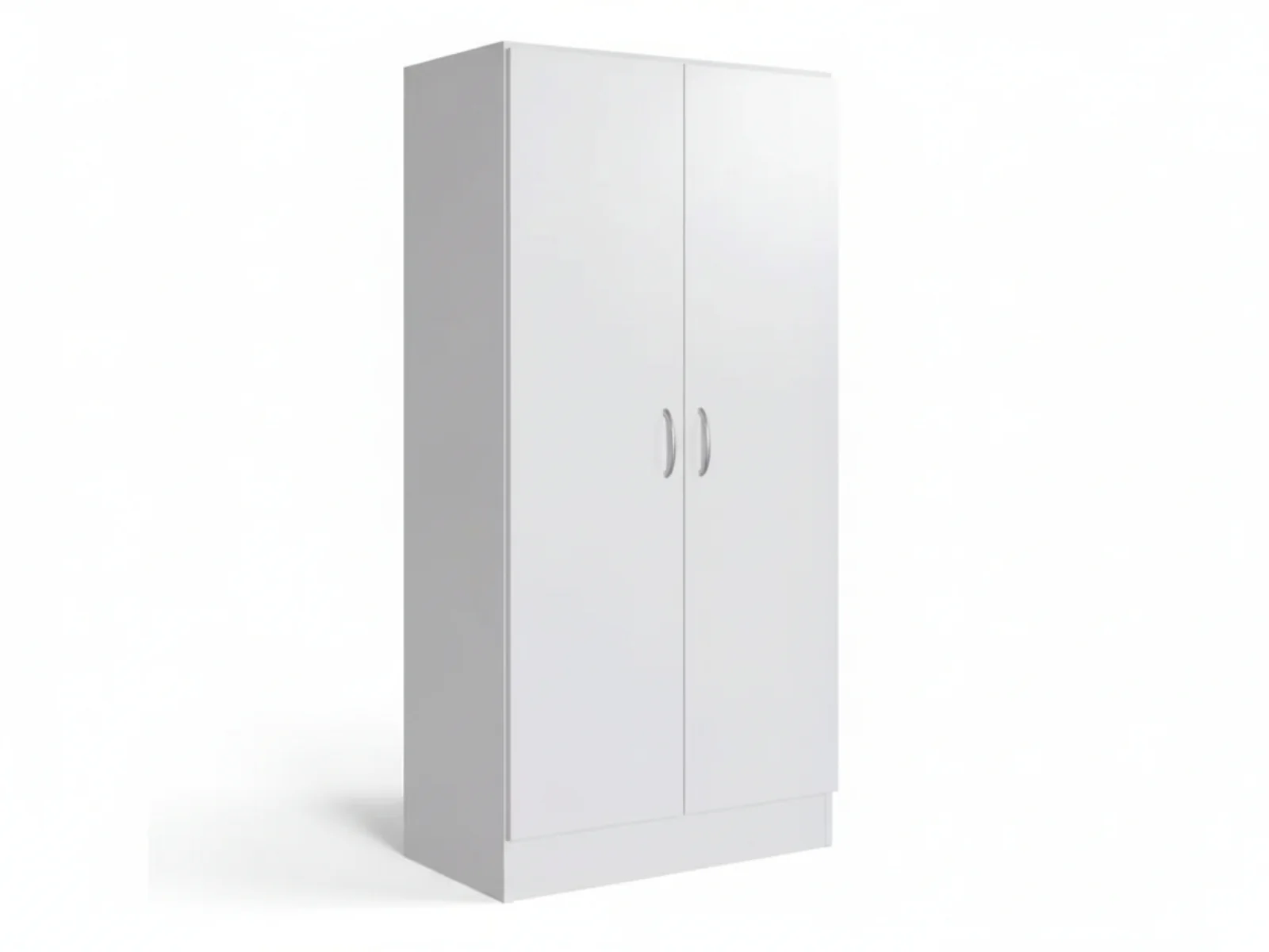 DS Clevedon 2-Door Shoe Storage Cabinet - White - Image 6