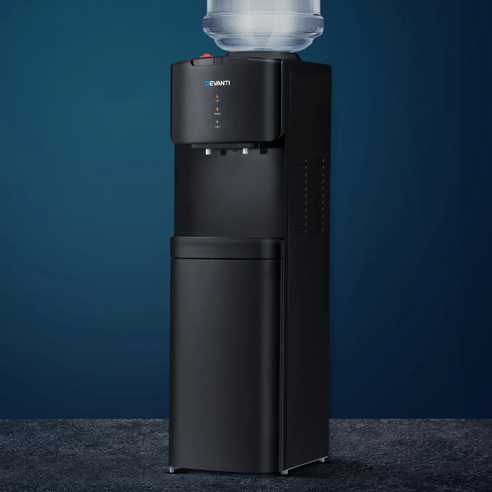 Devanti Water Cooler Dispenser Stand Black - Image 5