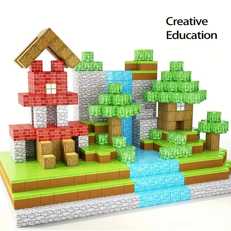 DS BS 100 PCS Magnetic Cube Block Set Construction Toy - Image 9