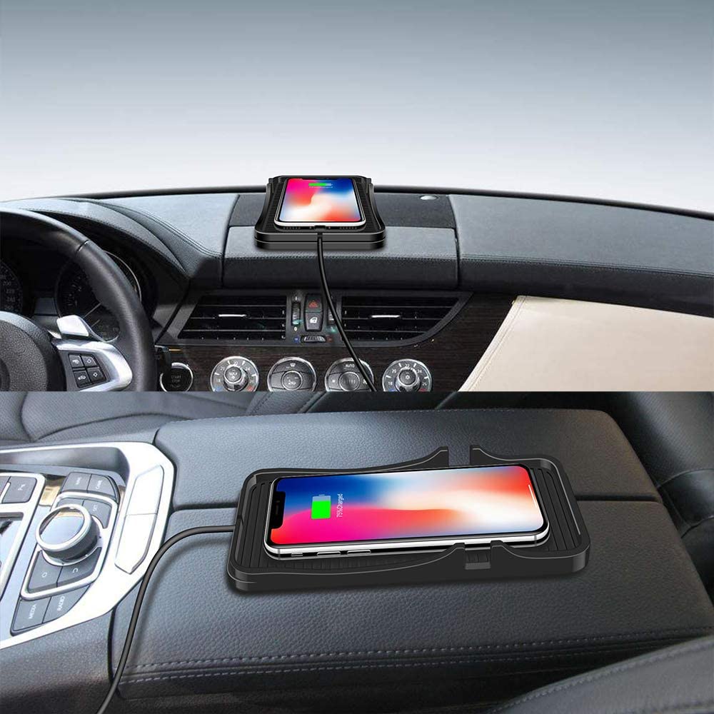 DS BS 10W Car Phone Fast Wireless Charging Pad - Image 2