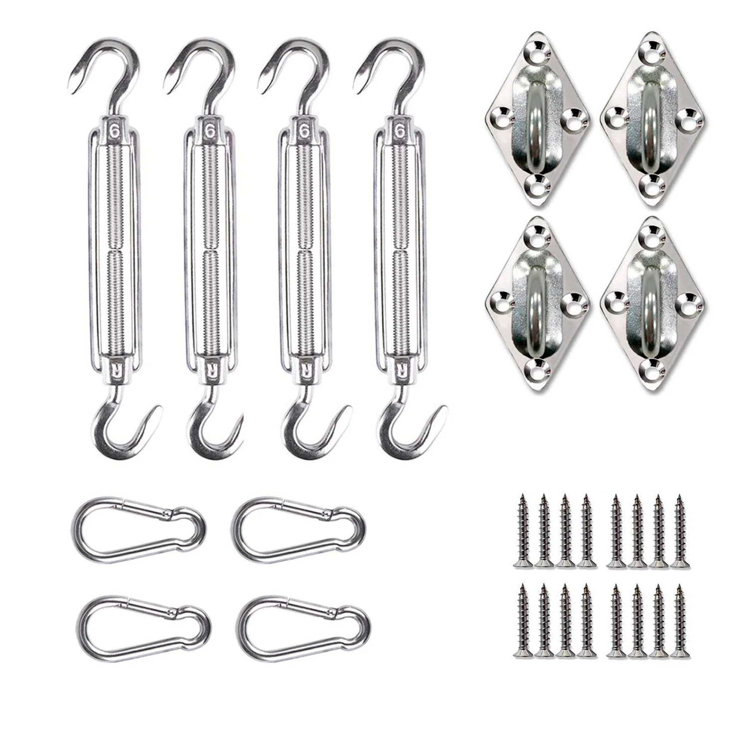 DS BS 12pcs Sun Shade Sail Hardware Kit - Image 8