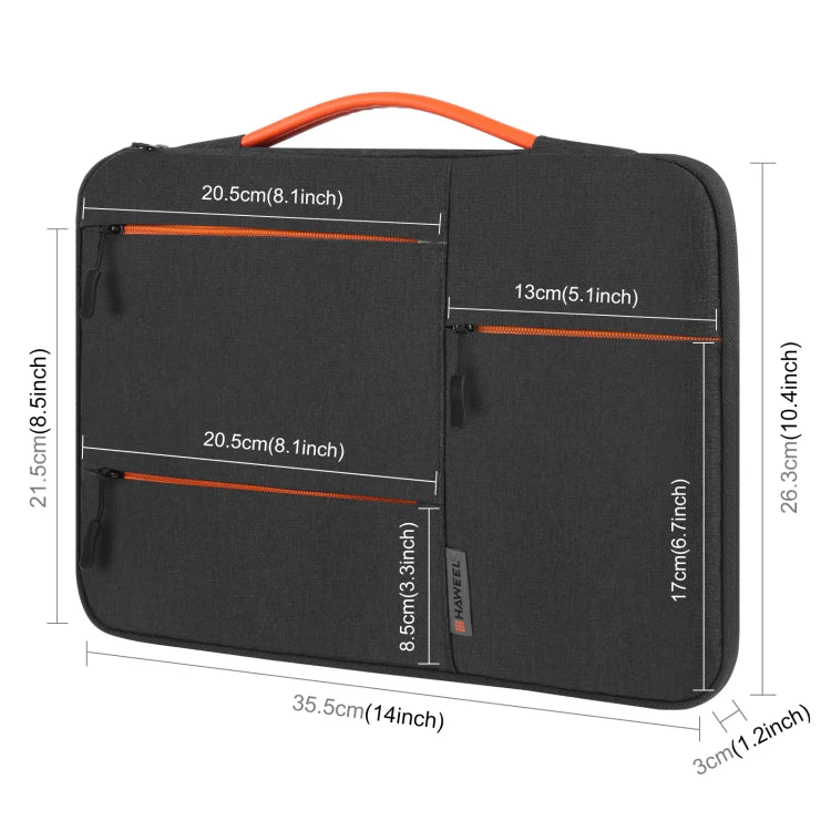 DS BS 14-Inch Laptop Sleeve Case Handbag - Black - Image 6