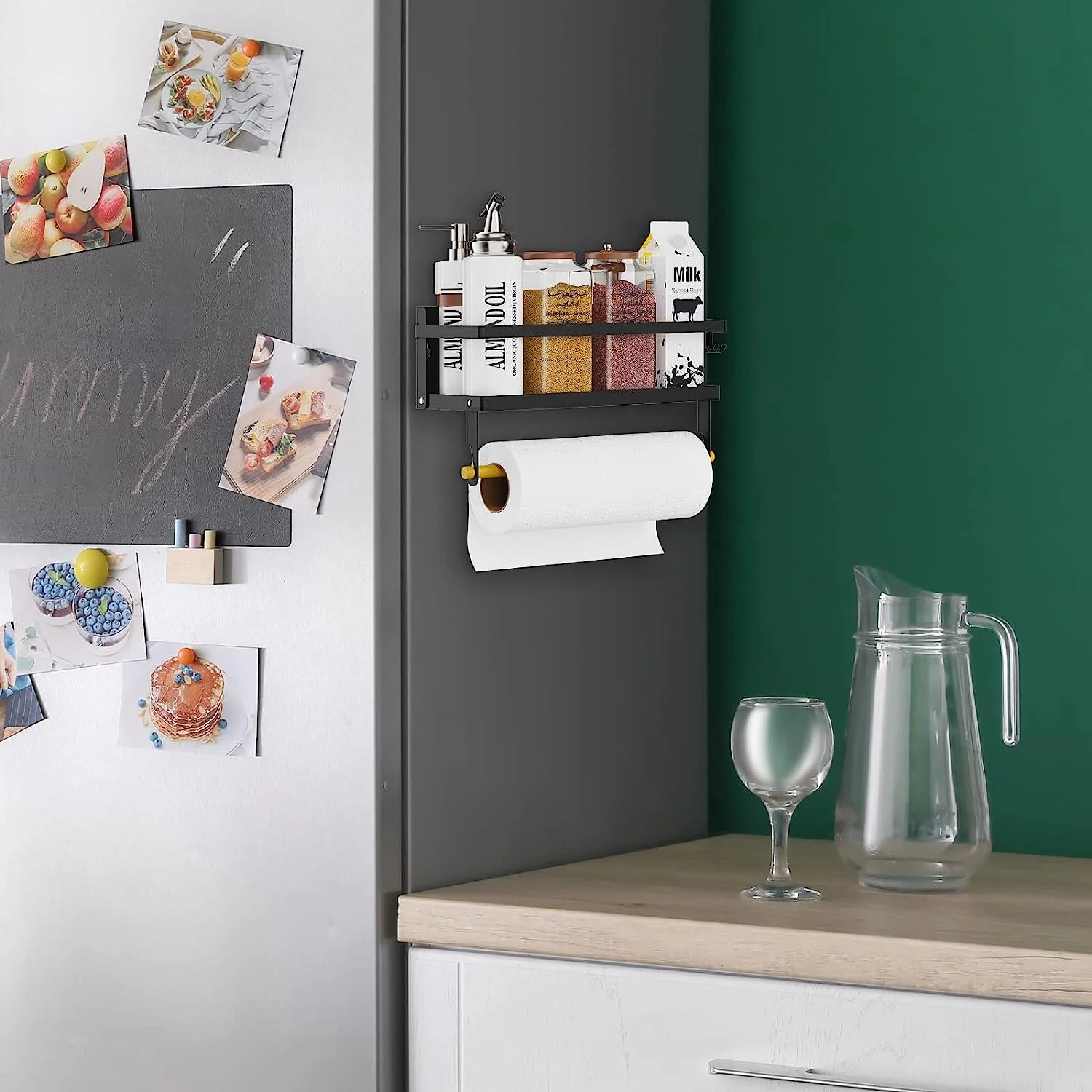 DS BS 2 in 1 Magnetic Spice Rack with Hooks - Image 7