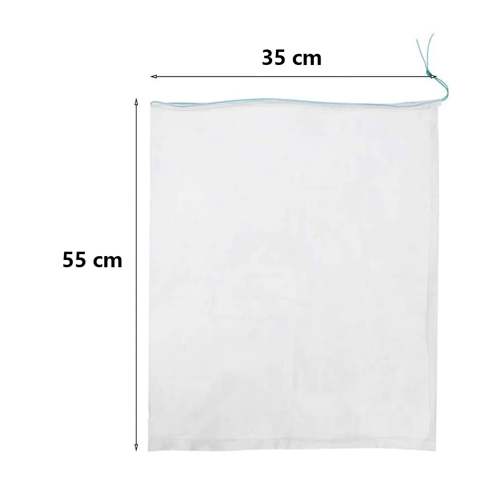 DS BS 20Pcs Fruit Protection Nylon Mesh Net Bags with Drawstring-XL - Image 8