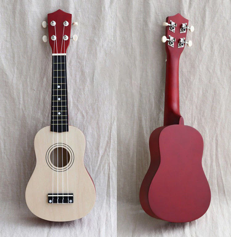 DS BS 21 inch Ukulele Basswood Acoustic Mini Guitar-Natural - Image 2