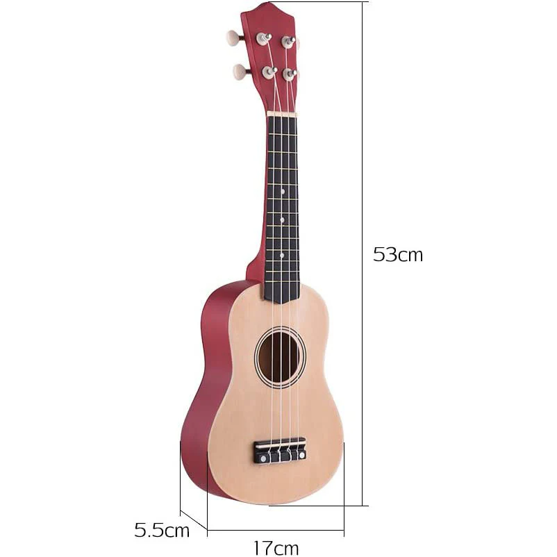 DS BS 21 inch Ukulele Mini Guita Beginner Kit-Natural - Image 3