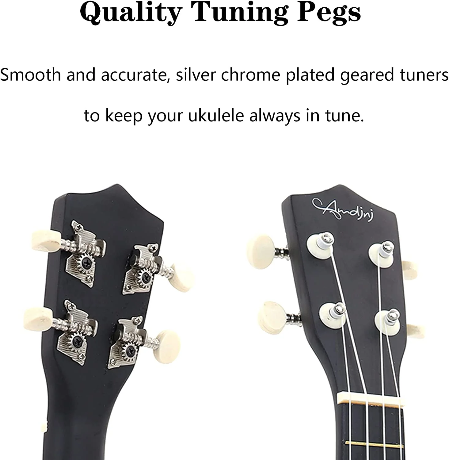 DS BS 21 inch Ukulele Mini Guita Beginner Kit-Natural - Image 4