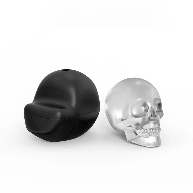 DS BS 2Pack 3D Silicone Skull Ice Mold-8.5CM - Image 6