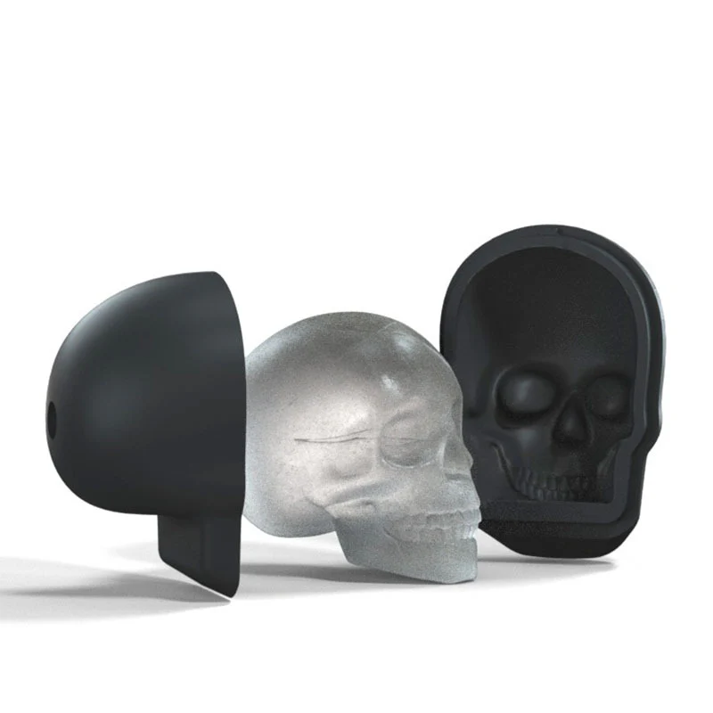 DS BS 2Pack 3D Silicone Skull Ice Mold-8.5CM - Image 7