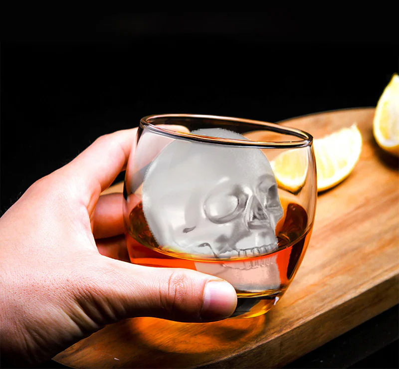 DS BS 2Pack 3D Silicone Skull Ice Mold-8.5CM - Image 8