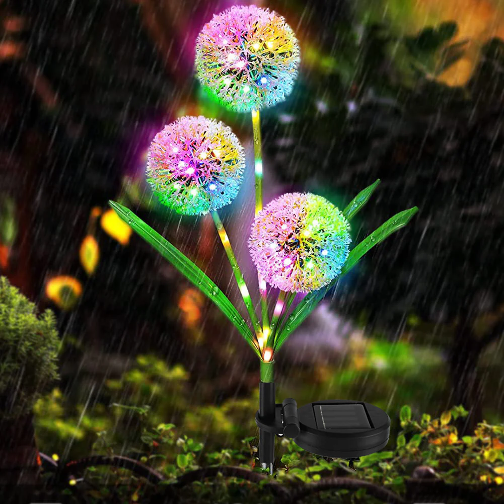 DS BS 2Pack Solar Outdoor Garden Color Changing/Warm White Light - Image 7