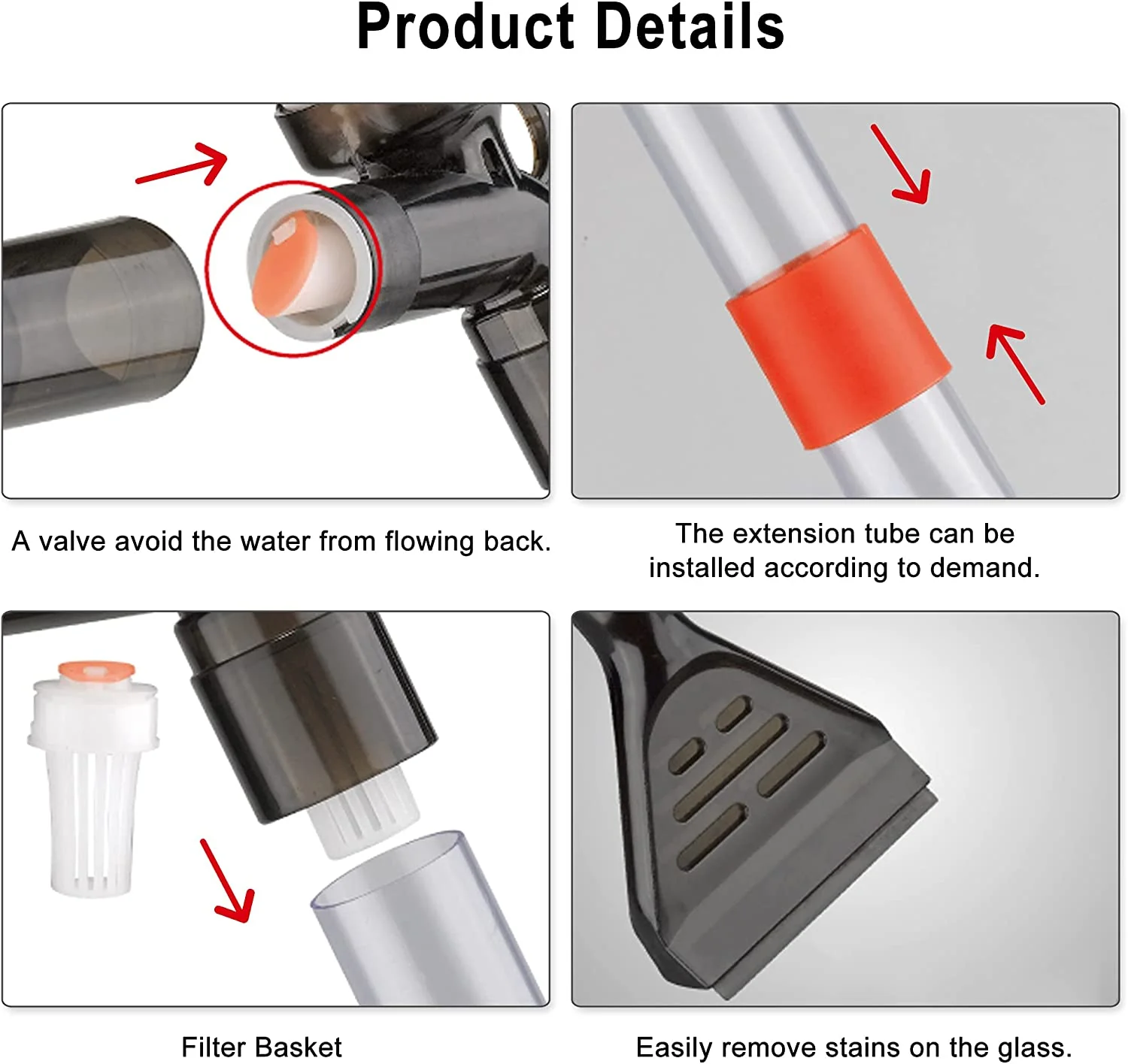 DS BS 3 In 1 Fish Tank Sand Cleaner Kit Siphon Vacuum Cleaner - Image 3