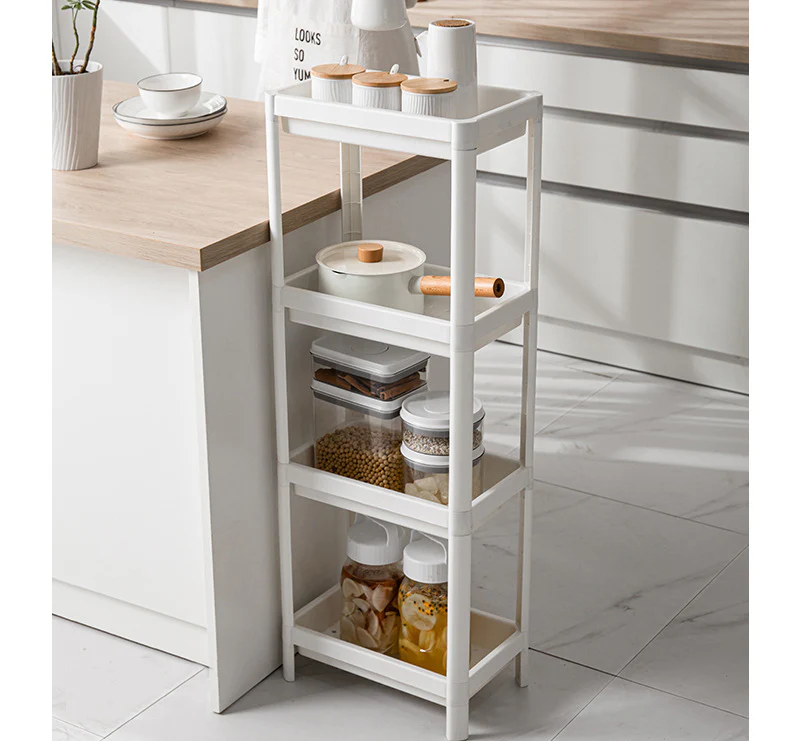 DS BS 3 Tier Wide Slide-Out Trolley Rack Shelf Organizer - Image 4