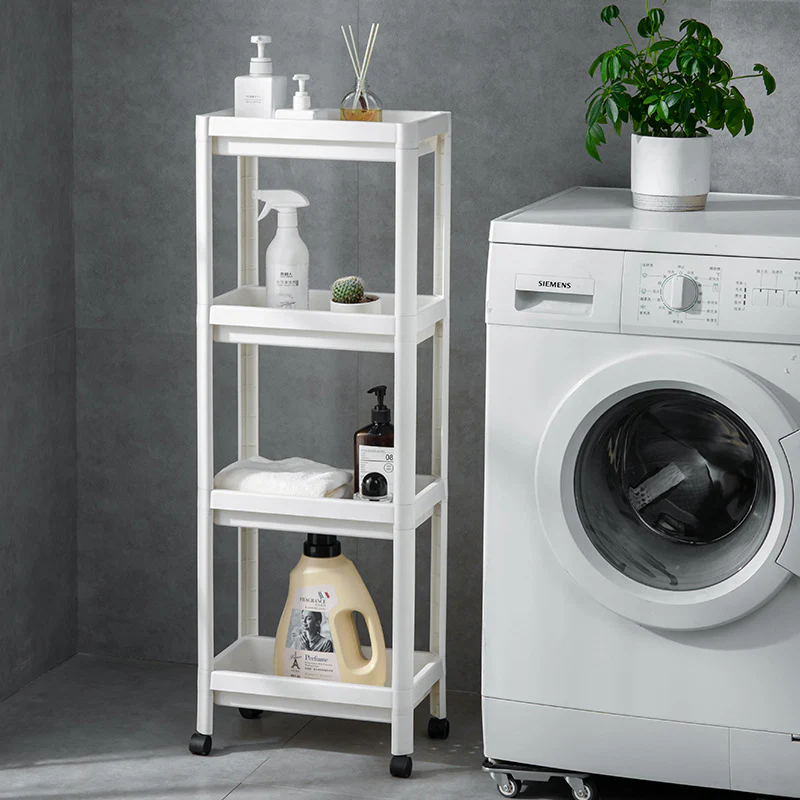 DS BS 3 Tier Wide Slide-Out Trolley Rack Shelf Organizer - Image 9