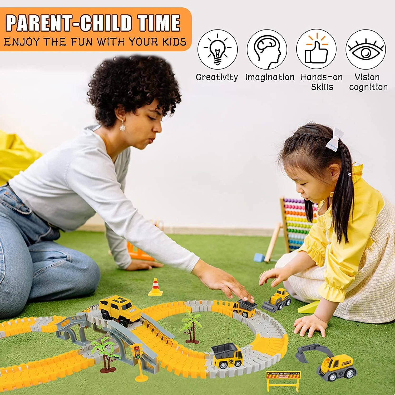 DS BS 305Pcs Kids Toys Construction Tracks Track Set - Image 3