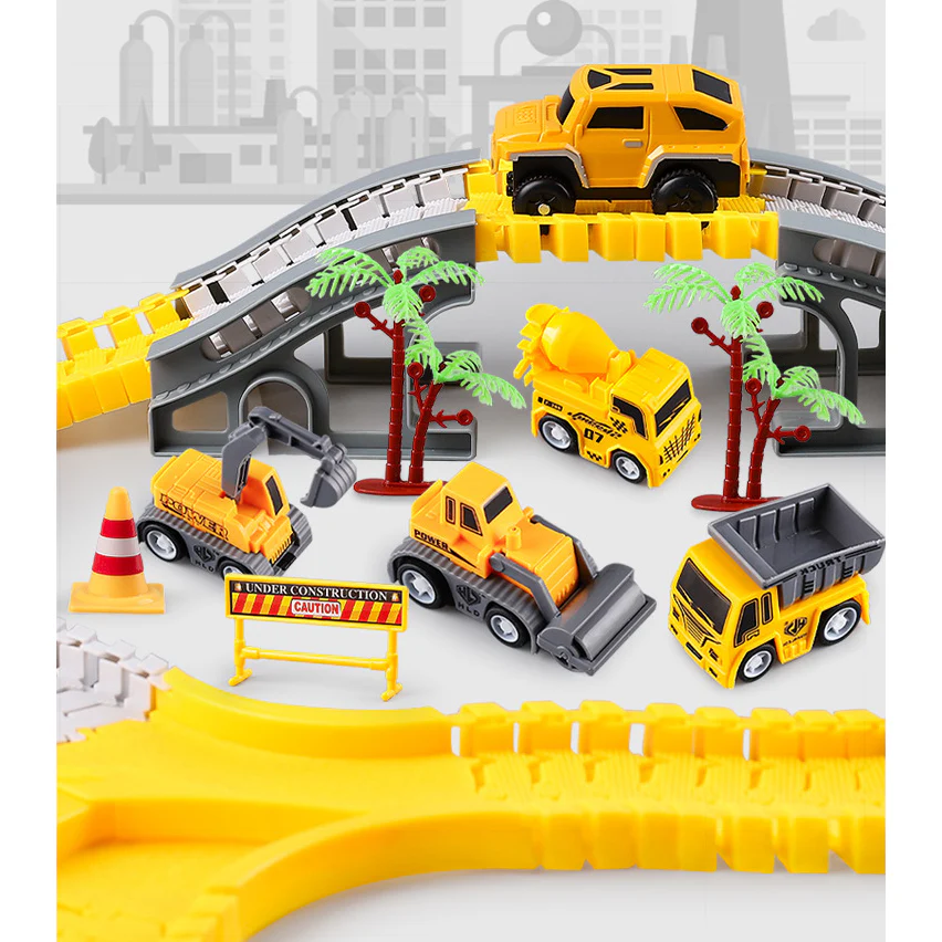 DS BS 305Pcs Kids Toys Construction Tracks Track Set - Image 8