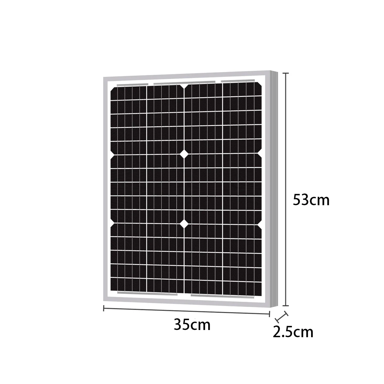 DS BS 30W Monocrystalline Solar Panel - Image 6