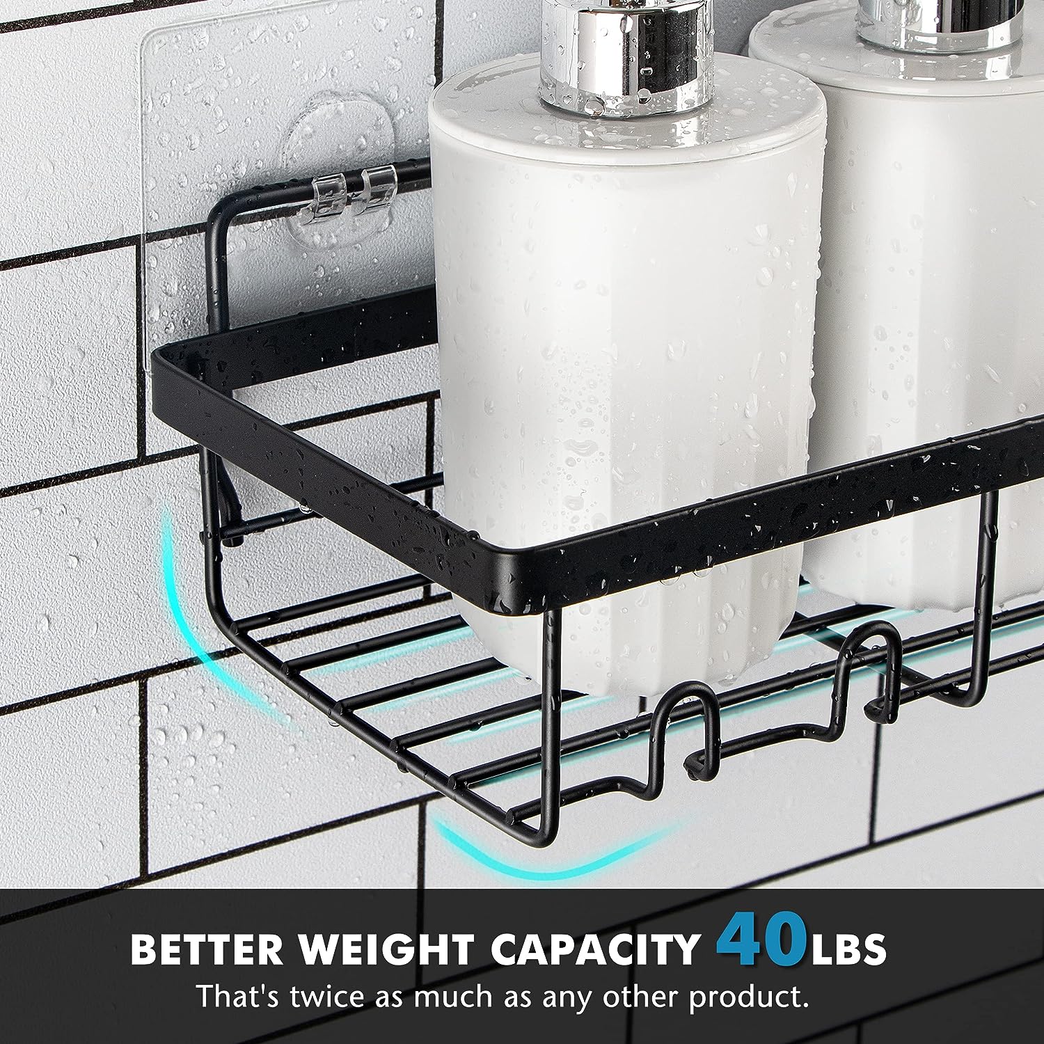 DS BS 3Pcs Bathroom Shelves Basket - Image 5