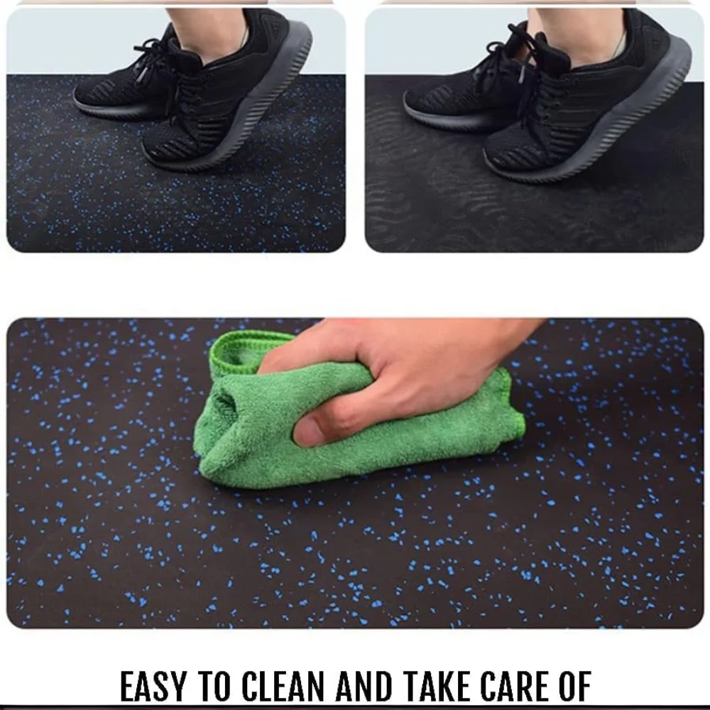 DS BS 4 Pack Heavy-Duty Interlocking Rubber Gym Floor Mats – 50×50×2.5CM - Image 5
