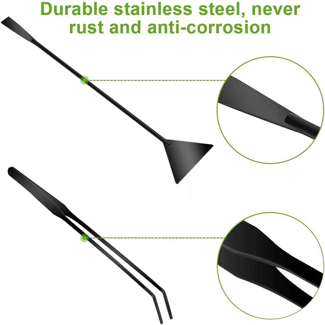 DS BS 4-Piece Aquarium Tool Set for Aquascaping and Cleaning - Image 3