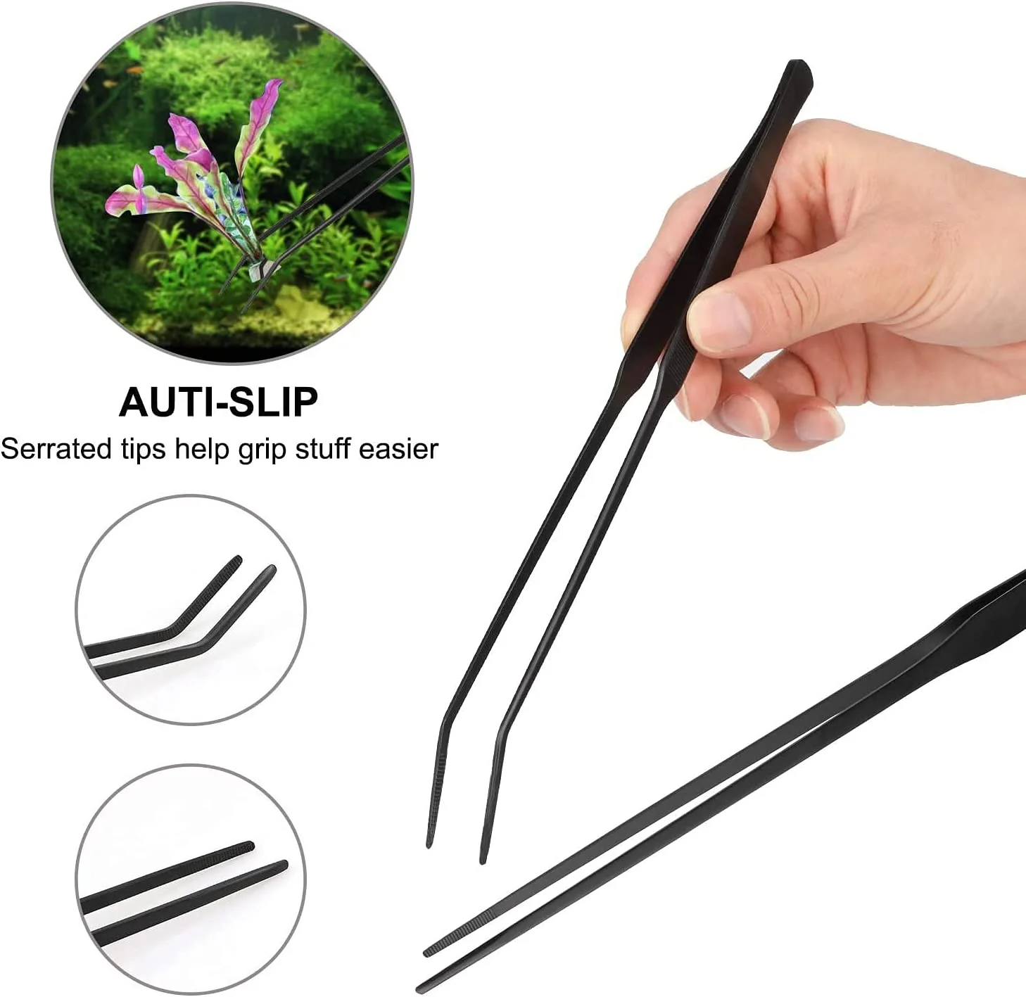 DS BS 4-Piece Aquarium Tool Set for Aquascaping and Cleaning - Image 4