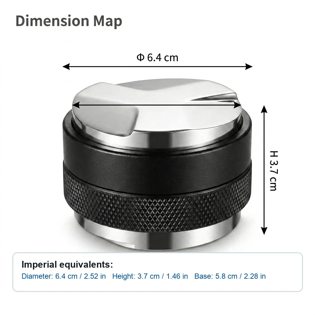 DS BS 58mm Dual-Head Coffee Distributor & Tamper - Image 6