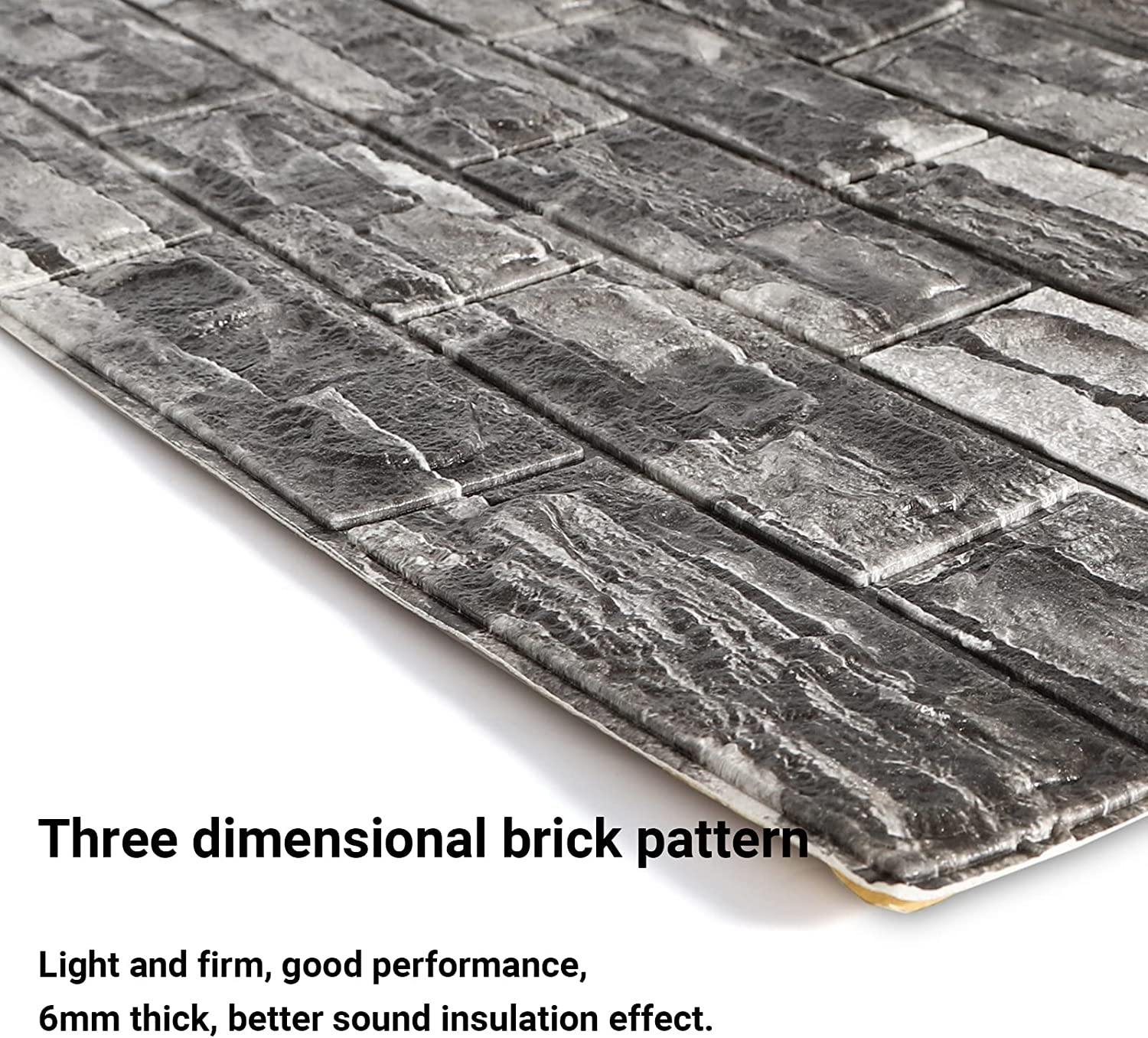 DS BS 5Pcs 3D Brick Self Adhesive Wallpaper Panels 70X75CM-Marble - Image 4