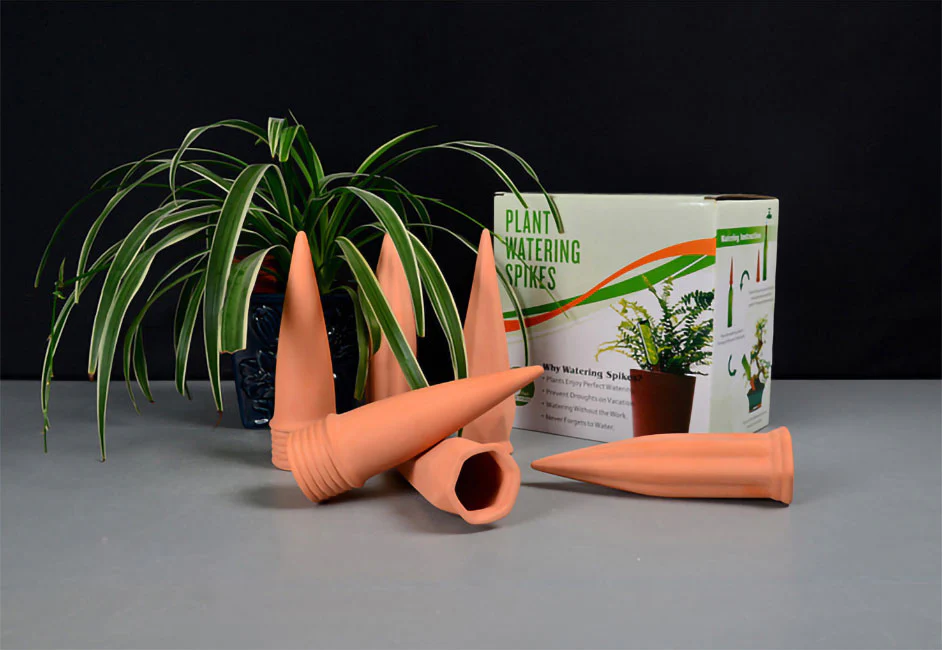 DS BS 6 Pack Terracotta Slow Release Plant Watering Spikes - Image 4