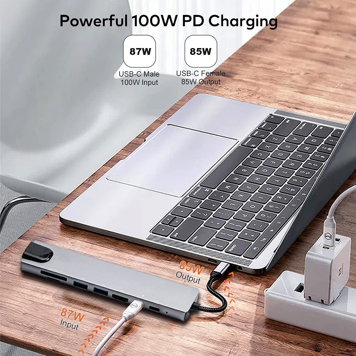 DS BS 8 in 1 USB C Laptop Docking Station with 4K HDMI - Image 5