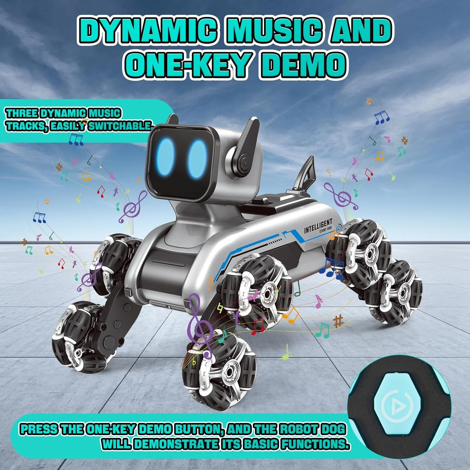 DS BS 8WD Remote Control Robot Dog - Image 5
