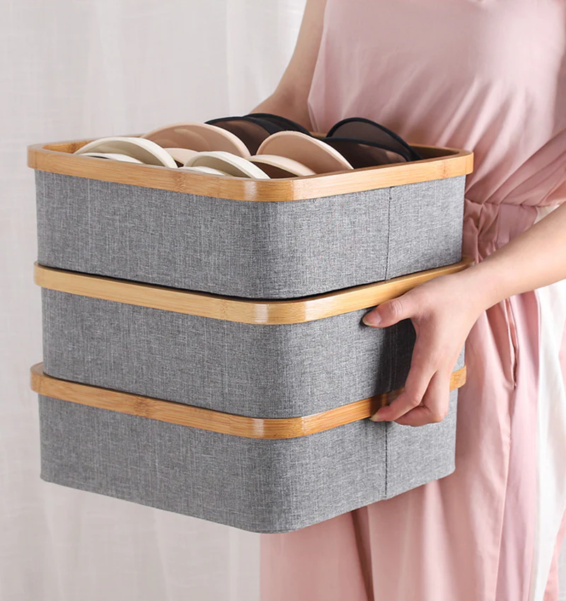 DS BS 9 Cell Non-Lidded Square Underwear Storage Basket - Image 6