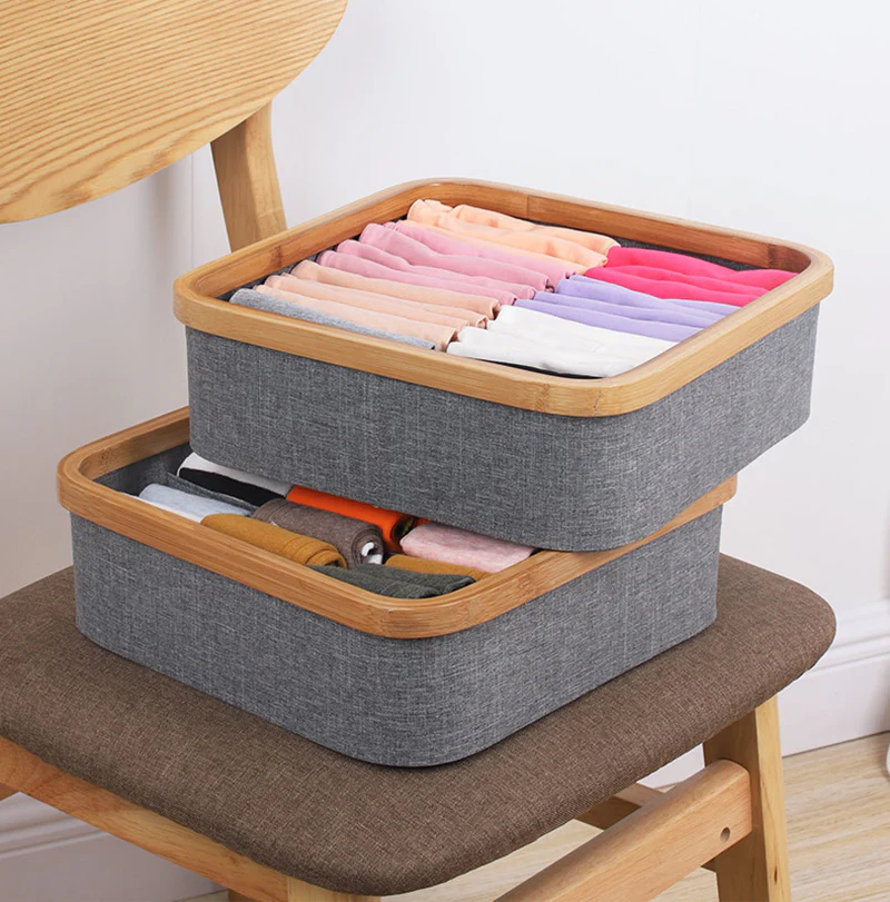 DS BS 9 Cell Non-Lidded Square Underwear Storage Basket - Image 8