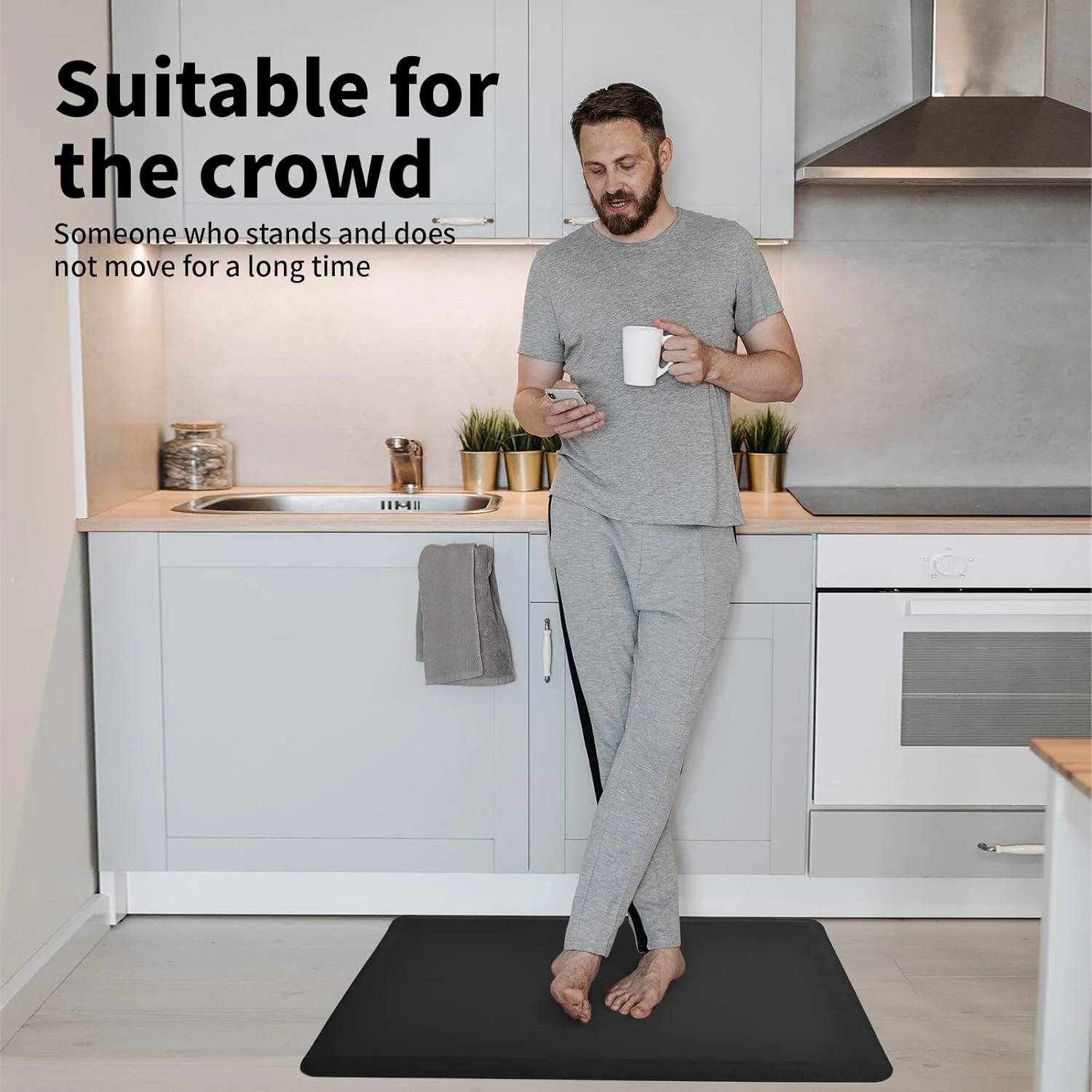 DS BS Anti-Fatigue Floor Mat for Kitchen Office-44×120cm - Image 2