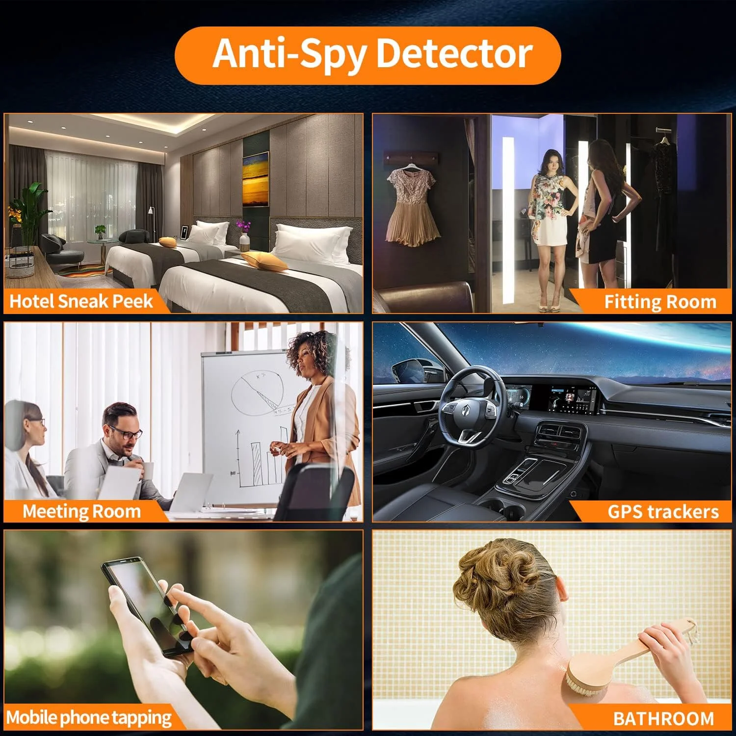 DS BS  Anti-Monitoring Scan Tracker Detector Hidden Camera Detectors - Image 9