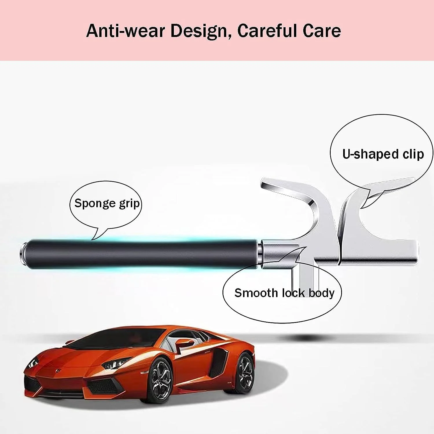DS BS Anti-Theft Lock Device Adjustable Double Hook - Image 6