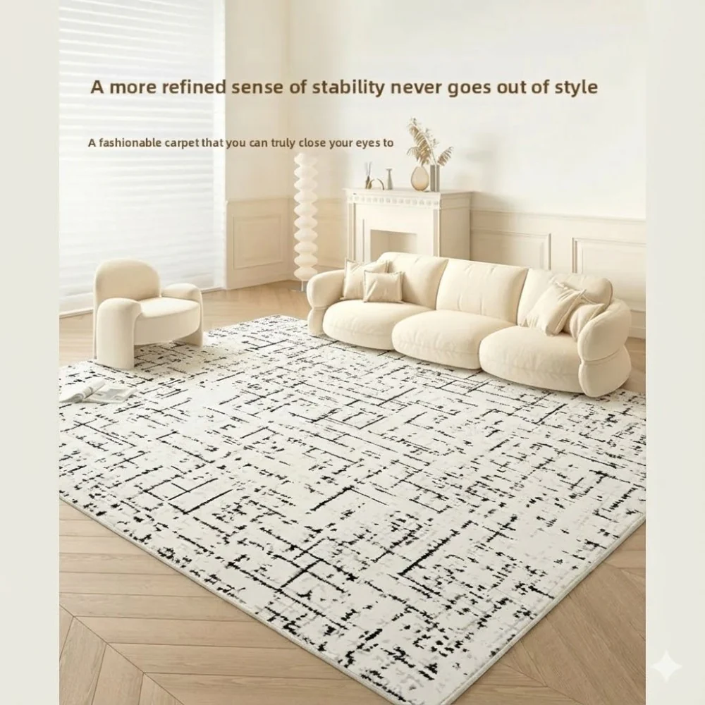 DS BS Area Rug 120x160cm Modern Minimalist Living Room Carpet - Modern Frost - Image 9
