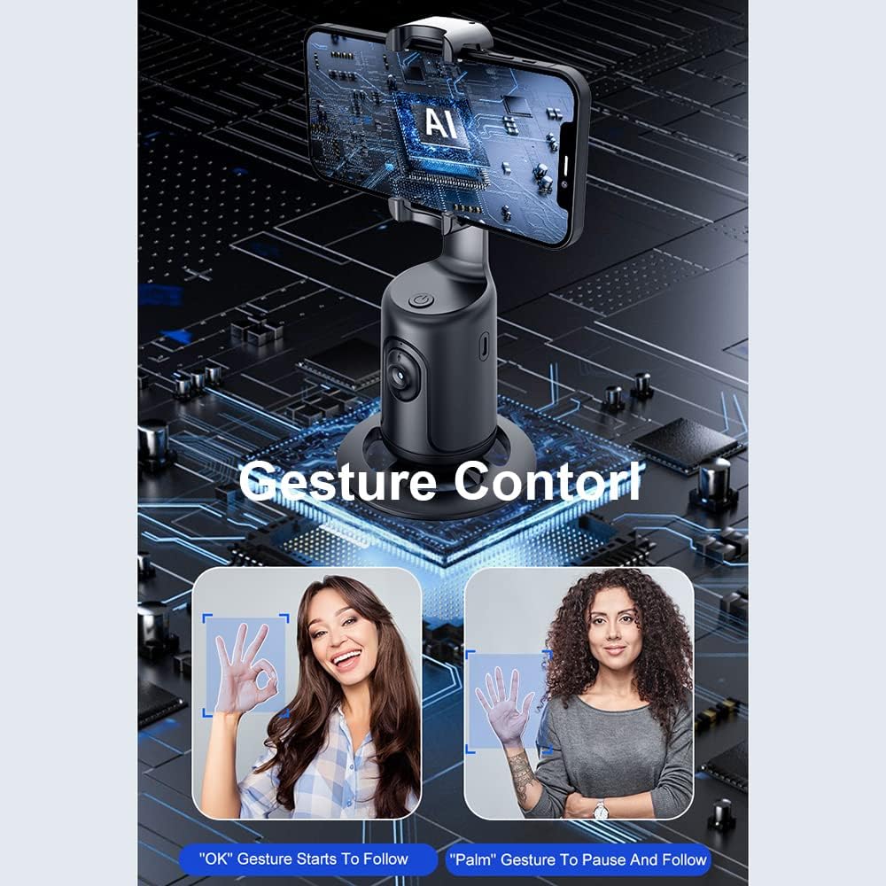DS BS Auto Face Tracking Phone Holder For Live Vlog Streaming Video - Image 7