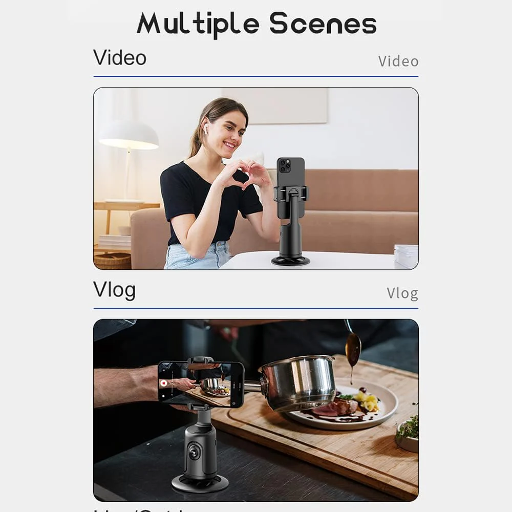 DS BS Auto Face Tracking Phone Holder For Live Vlog Streaming Video - Image 8