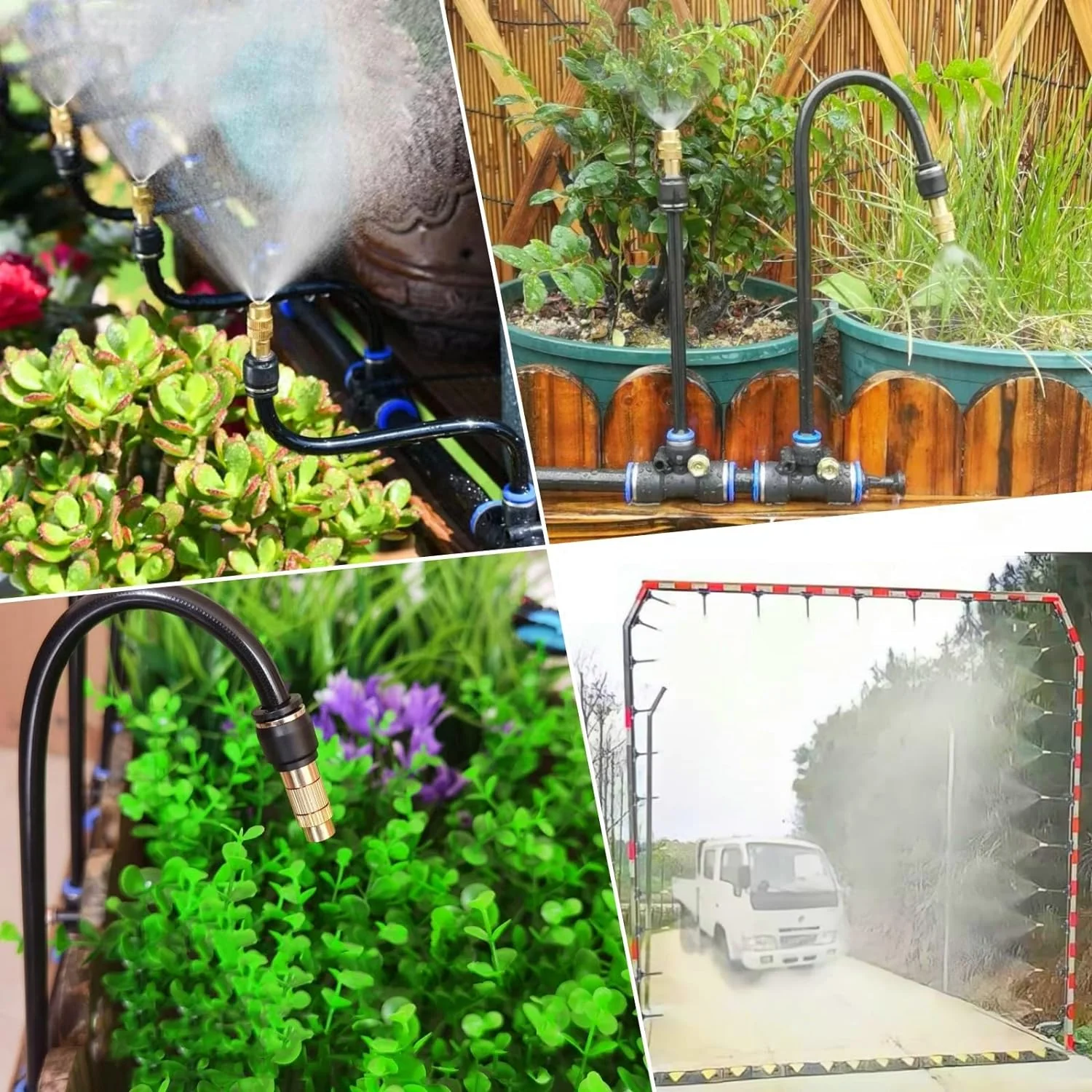 DS BS Automatic Garden Irrigation System with 15Pcs 360-Degree Adjustable Nozzle - Image 6